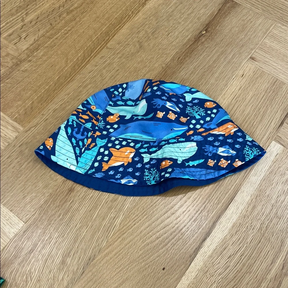 Lot of Three Reversible Swim Bucket Hats